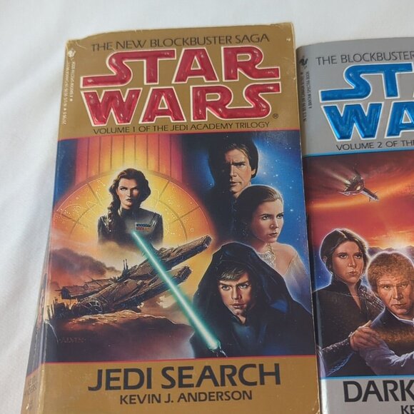 Star Wars The Jedi Academy Trilogy Paperback Book Set Kevin J Anderson 1994 - Picture 2 of 14